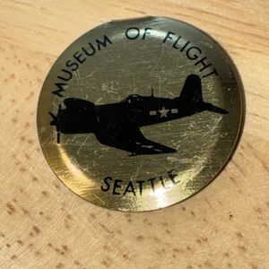 Vintage Collectible Button: Museum of Flight Seattle
